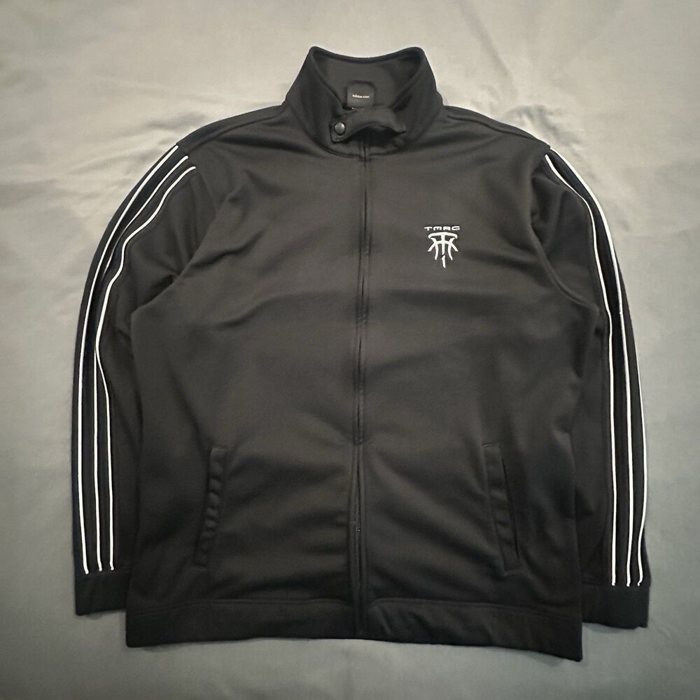 Vintage Adidas Track Jacket Tracy McGrady Mens L Full Zip Basketball Y2K 2005